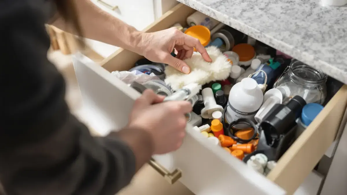 De beste methode om lades schoon te maken zonder alles eruit te halen