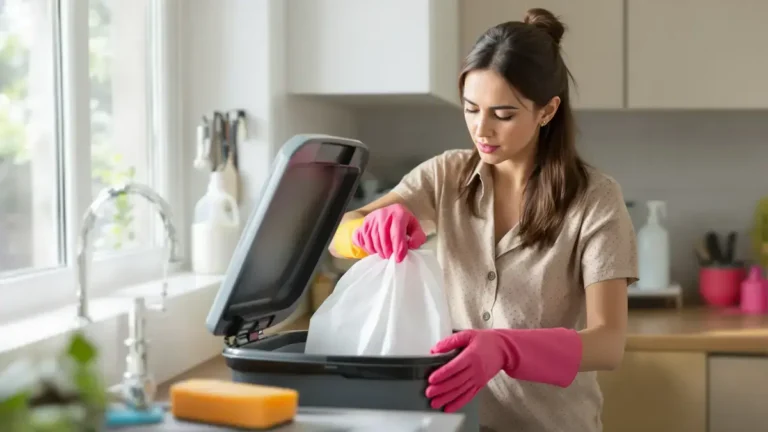 Deze viroloogtip helpt om bacteriën en slechte geuren uit je vuilnisbak te verwijderen zonder extra moeite